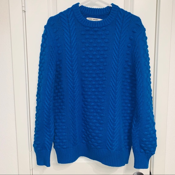 NWT Tory Sport | Merino Wool Cable Knit Sweater - Picture 5 of 13